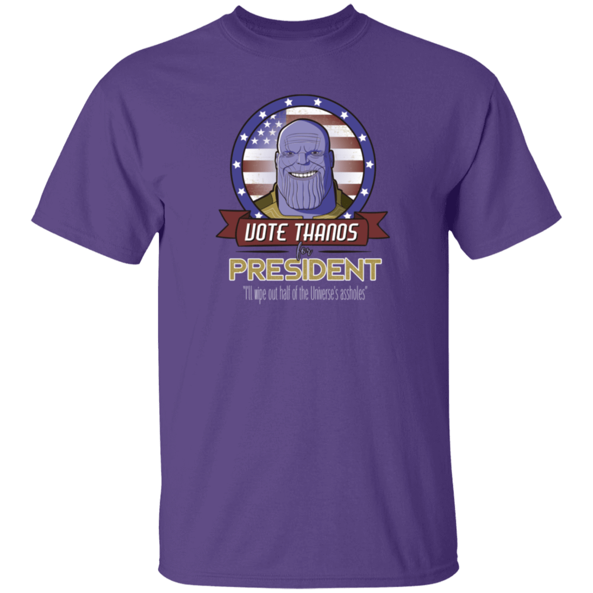 T-Shirts Purple / S Vote Thanos T-Shirt
