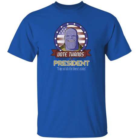 T-Shirts Royal / S Vote Thanos T-Shirt