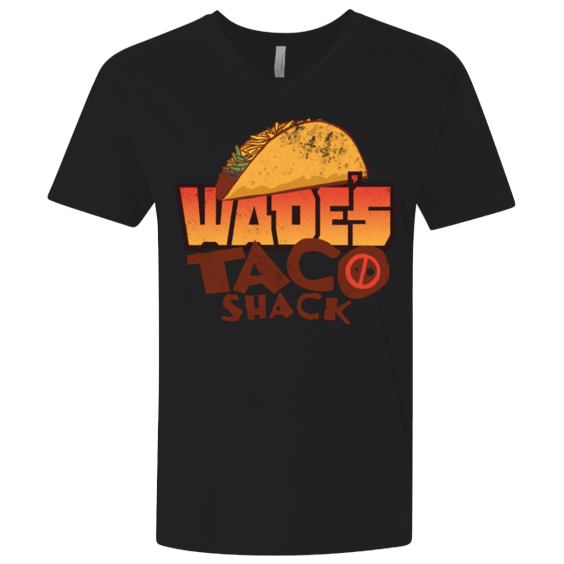 T-Shirts Black / X-Small Wade Tacos Men's Premium V-Neck