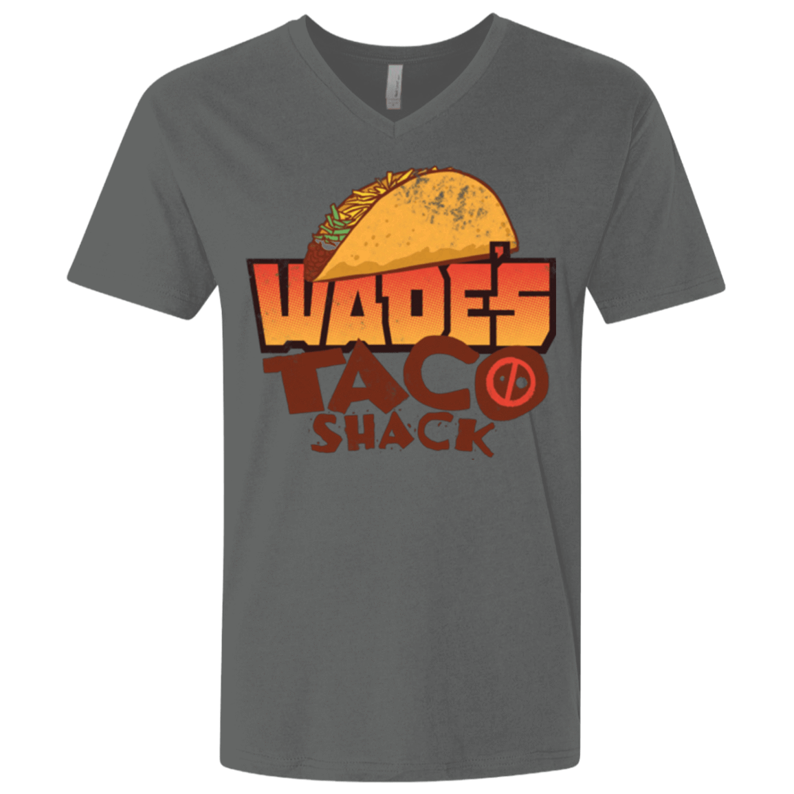 T-Shirts Heavy Metal / X-Small Wade Tacos Men's Premium V-Neck