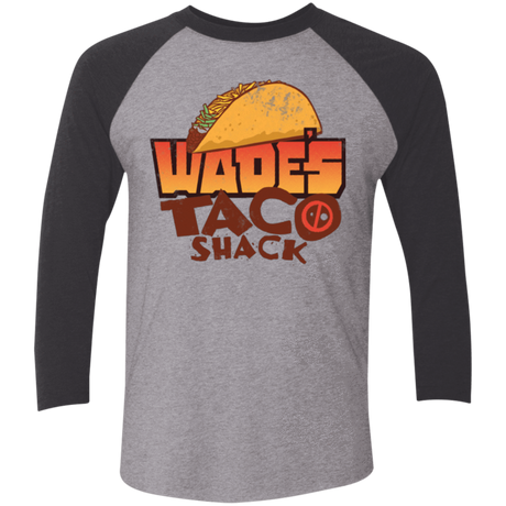 T-Shirts Premium Heather/ Vintage Black / X-Small Wade Tacos Triblend 3/4 Sleeve