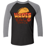 T-Shirts Vintage Black/Premium Heather / X-Small Wade Tacos Triblend 3/4 Sleeve