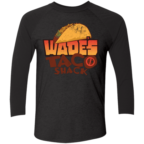 T-Shirts Vintage Black/Vintage Black / X-Small Wade Tacos Triblend 3/4 Sleeve