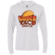 T-Shirts Heather White / X-Small Wade Tacos Triblend Long Sleeve Hoodie Tee