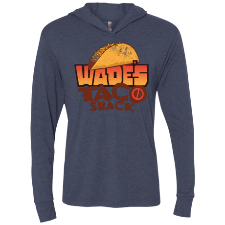 T-Shirts Vintage Navy / X-Small Wade Tacos Triblend Long Sleeve Hoodie Tee
