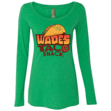 T-Shirts Envy / Small Wade Tacos Women's Triblend Long Sleeve Shirt