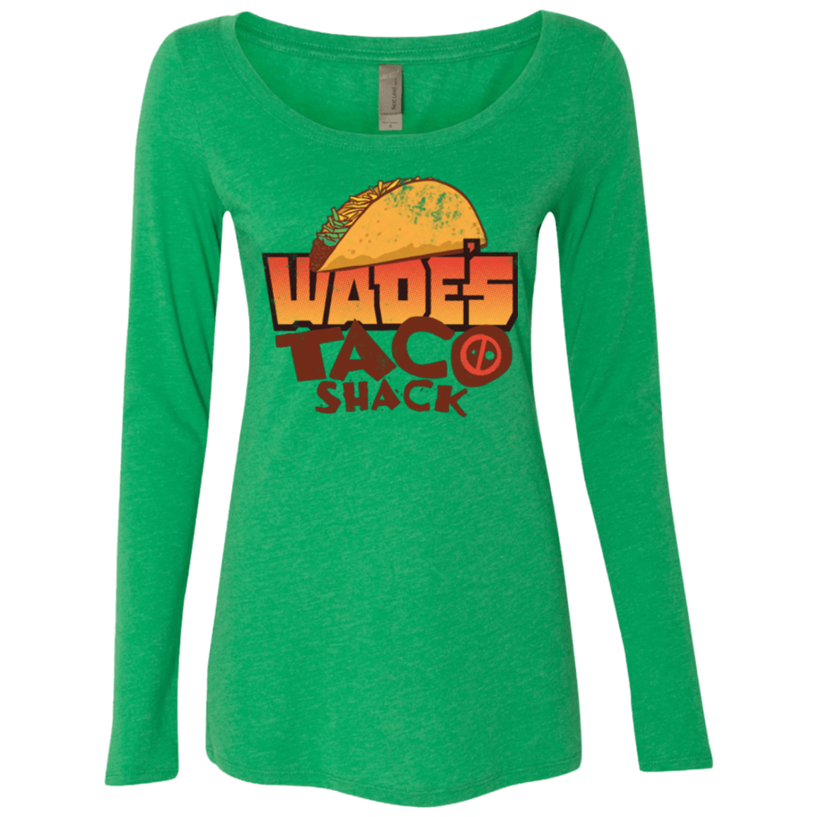 T-Shirts Envy / Small Wade Tacos Women's Triblend Long Sleeve Shirt