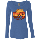 T-Shirts Vintage Royal / Small Wade Tacos Women's Triblend Long Sleeve Shirt