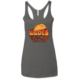 T-Shirts Premium Heather / X-Small Wade Tacos Women's Triblend Racerback Tank