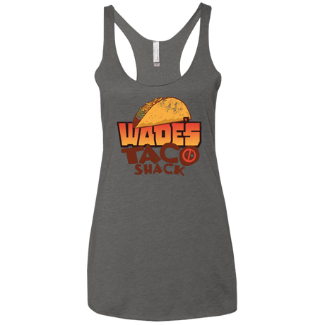 T-Shirts Premium Heather / X-Small Wade Tacos Women's Triblend Racerback Tank