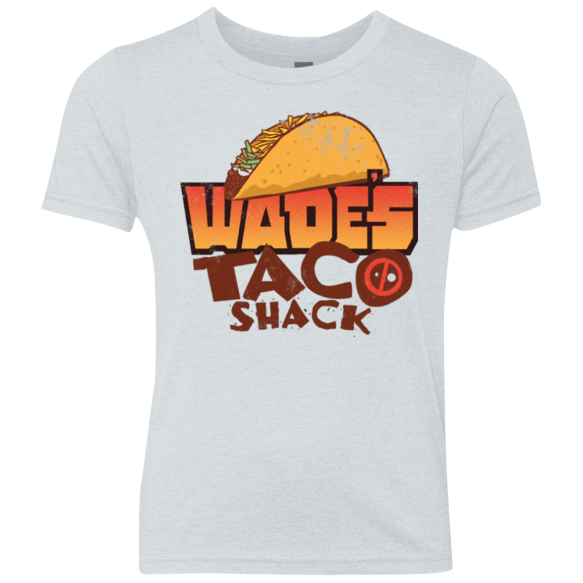 T-Shirts Heather White / YXS Wade Tacos Youth Triblend T-Shirt