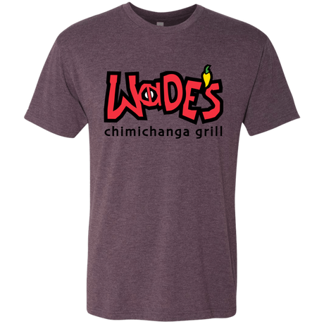 T-Shirts Vintage Purple / S Wades Grill Men's Triblend T-Shirt