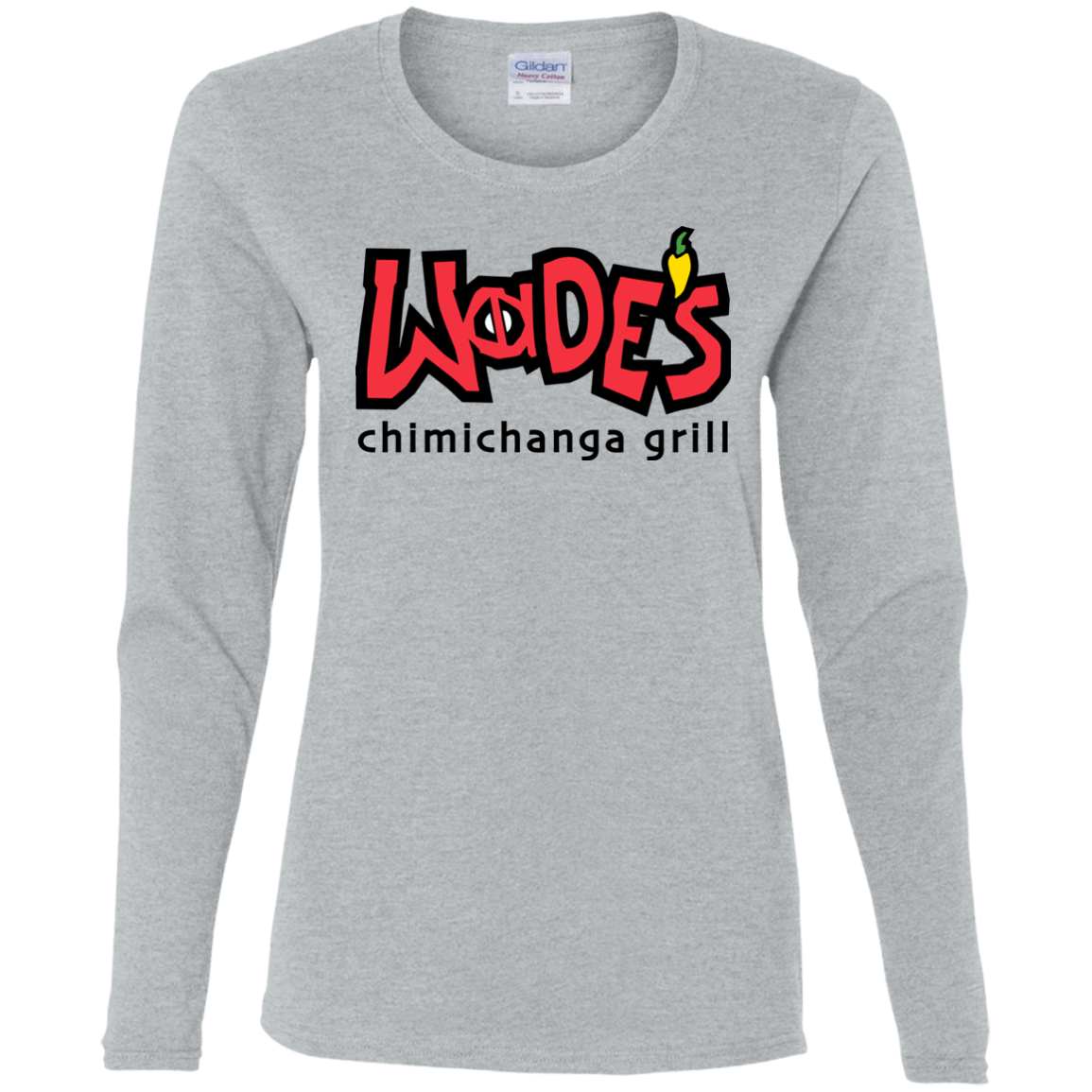 T-Shirts Sport Grey / S Wades Grill Women's Long Sleeve T-Shirt