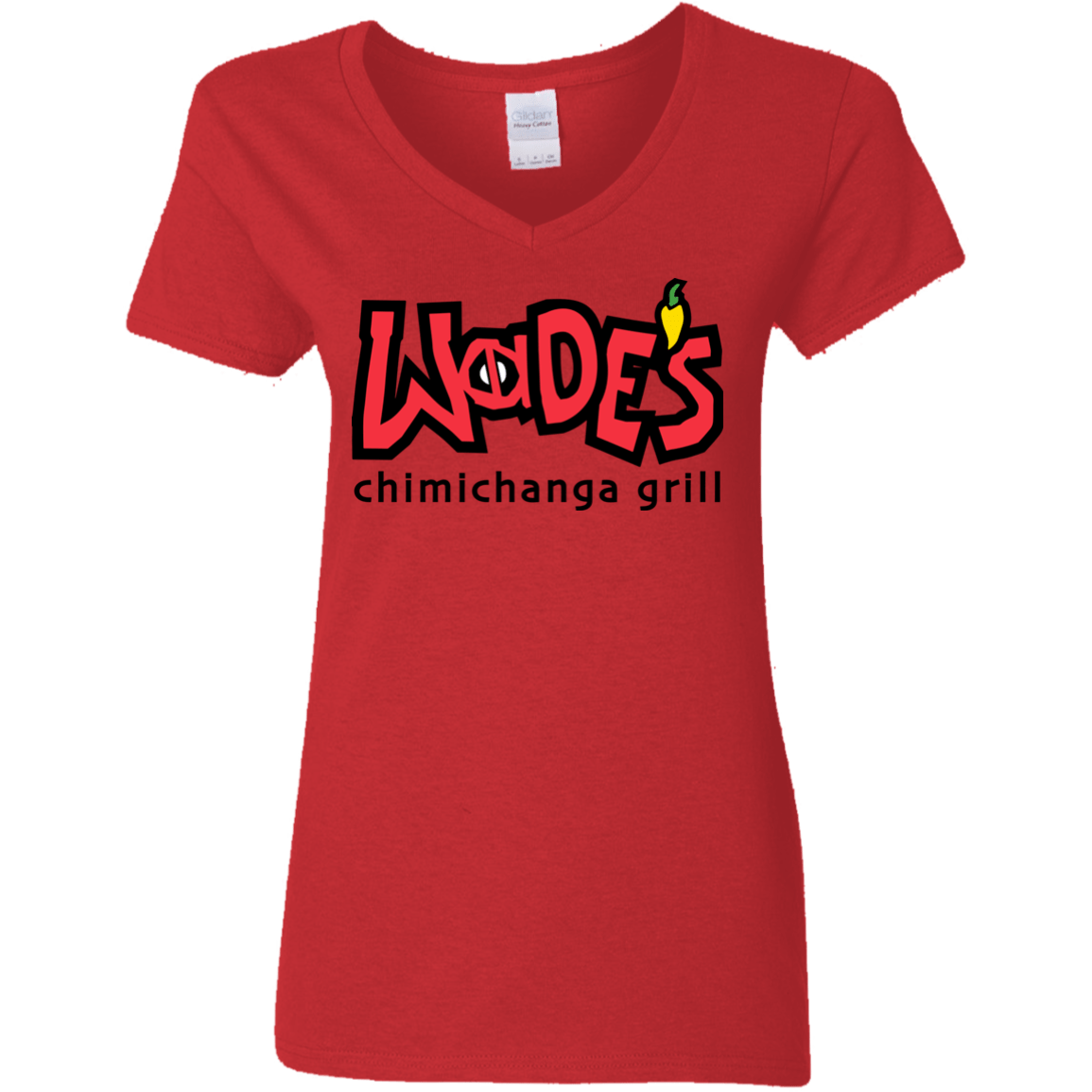 Wades Grill Women's V-Neck T-Shirt