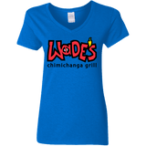 Wades Grill Women's V-Neck T-Shirt