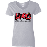 Wades Grill Women's V-Neck T-Shirt