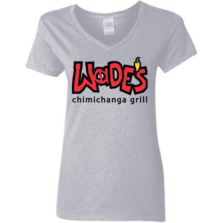 Wades Grill Women's V-Neck T-Shirt