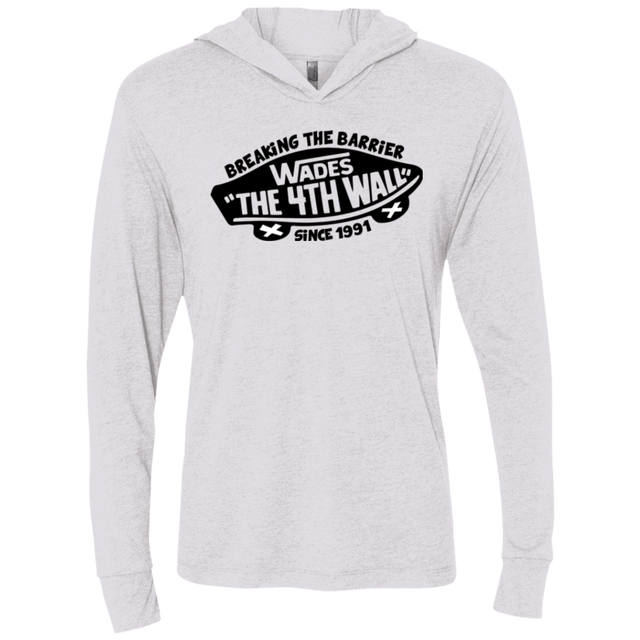 T-Shirts Heather White / X-Small Wades Triblend Long Sleeve Hoodie Tee