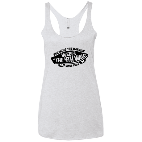 T-Shirts Heather White / X-Small Wades Women's Triblend Racerback Tank