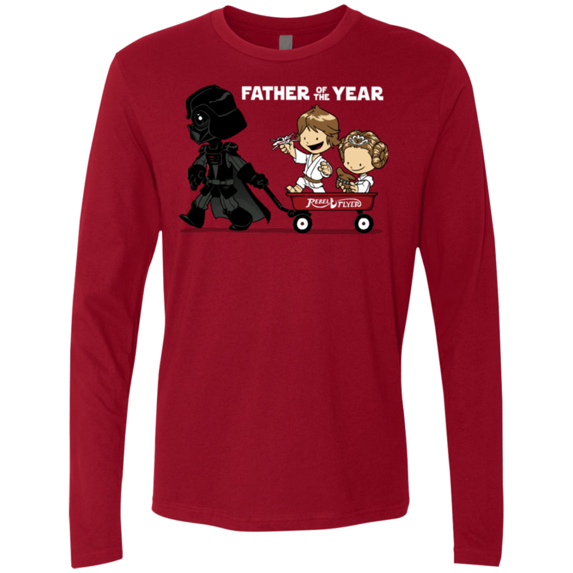 T-Shirts Cardinal / Small WagonRide Men's Premium Long Sleeve