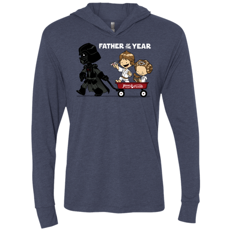 T-Shirts Vintage Navy / X-Small WagonRide Triblend Long Sleeve Hoodie Tee