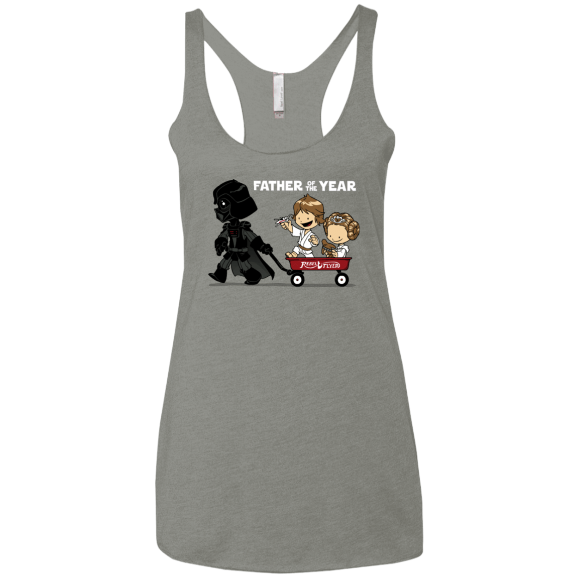 T-Shirts Venetian Grey / X-Small WagonRide Women's Triblend Racerback Tank