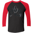 T-Shirts Vintage Black/Vintage Red / X-Small Wakanda 310 Men's Triblend 3/4 Sleeve