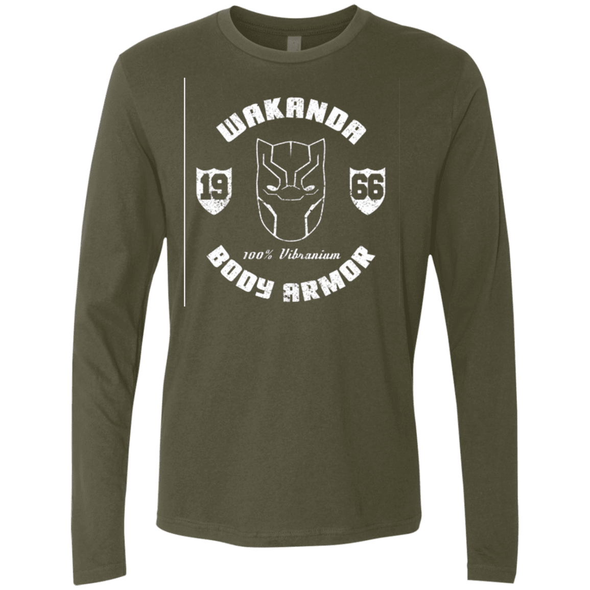 T-Shirts Military Green / Small Wakanda Men's Premium Long Sleeve