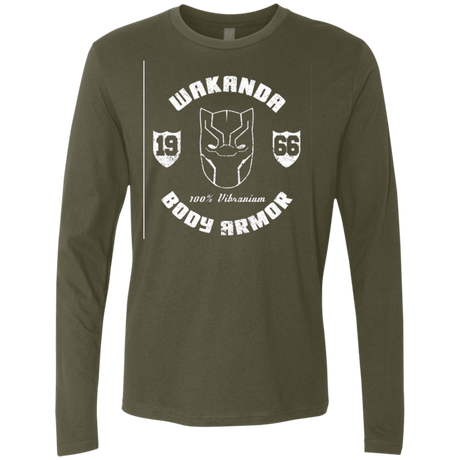 T-Shirts Military Green / Small Wakanda Men's Premium Long Sleeve