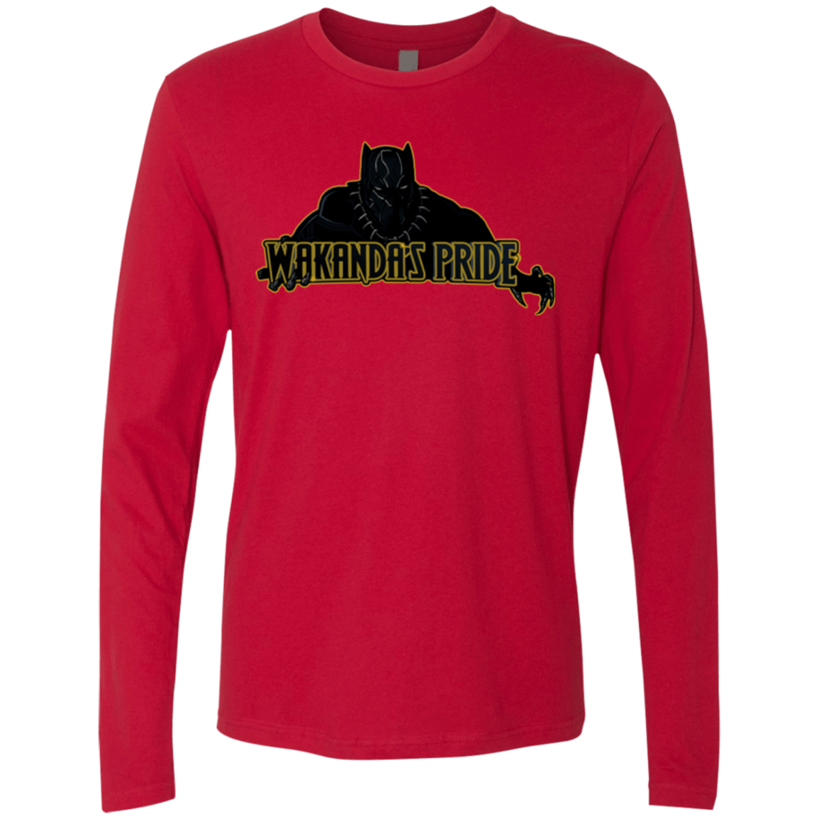 T-Shirts Red / S Wakandas Pride Men's Premium Long Sleeve