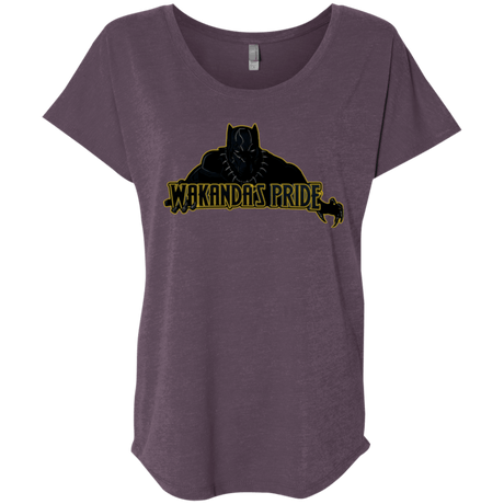T-Shirts Vintage Purple / X-Small Wakandas Pride Triblend Dolman Sleeve