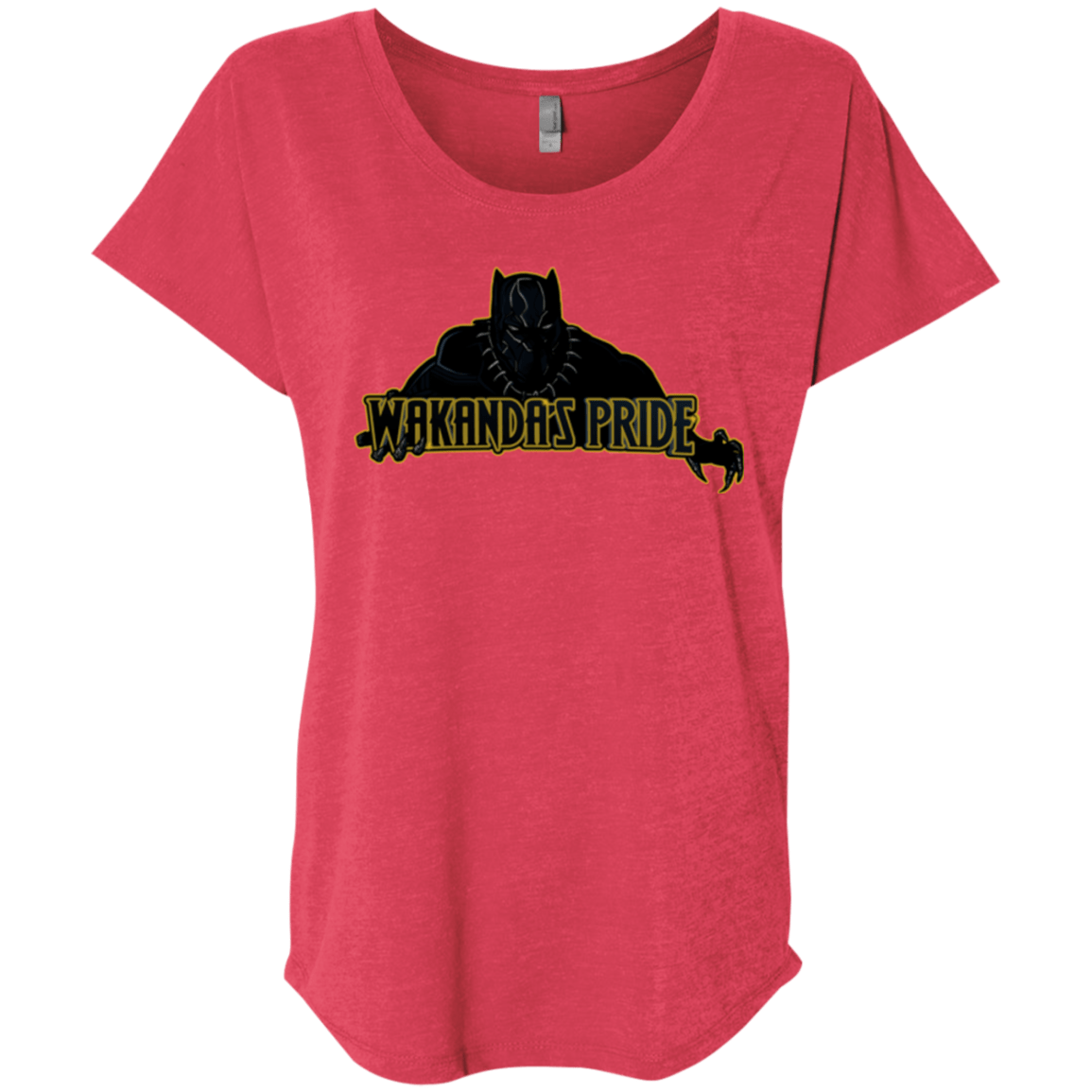 T-Shirts Vintage Red / X-Small Wakandas Pride Triblend Dolman Sleeve