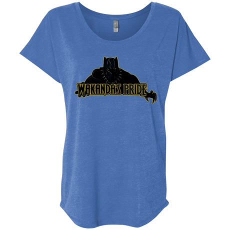 T-Shirts Vintage Royal / X-Small Wakandas Pride Triblend Dolman Sleeve