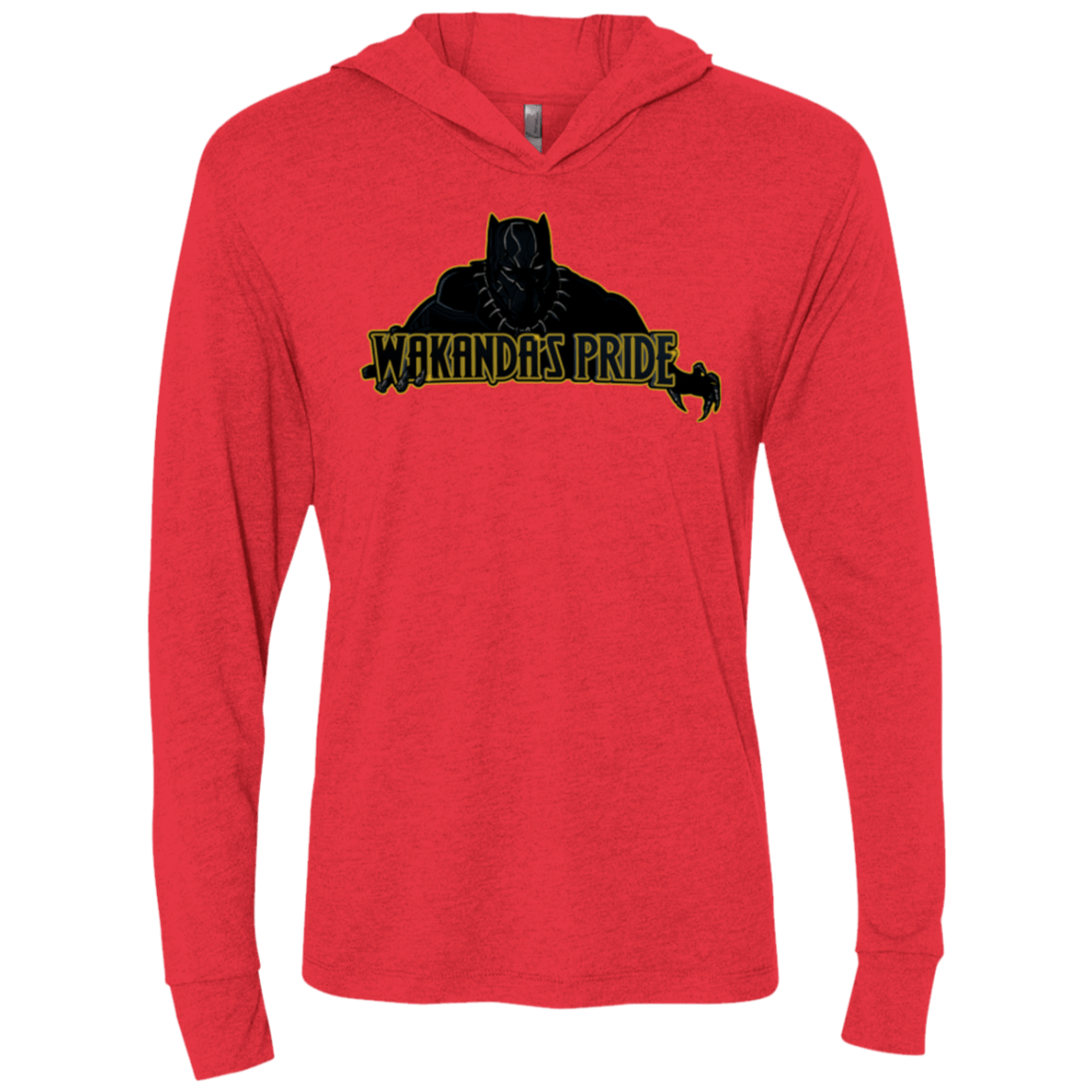 T-Shirts Vintage Red / X-Small Wakandas Pride Triblend Long Sleeve Hoodie Tee