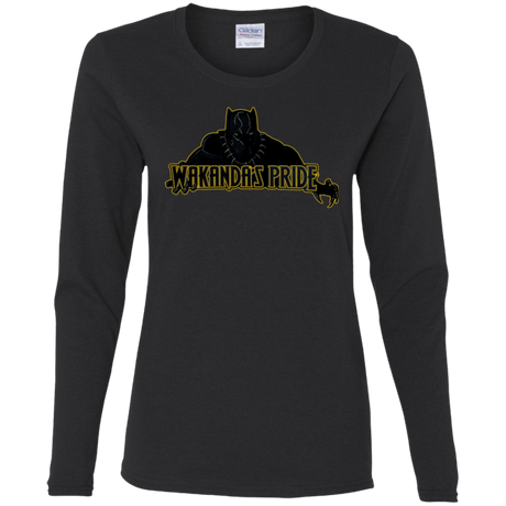 T-Shirts Black / S Wakandas Pride Women's Long Sleeve T-Shirt