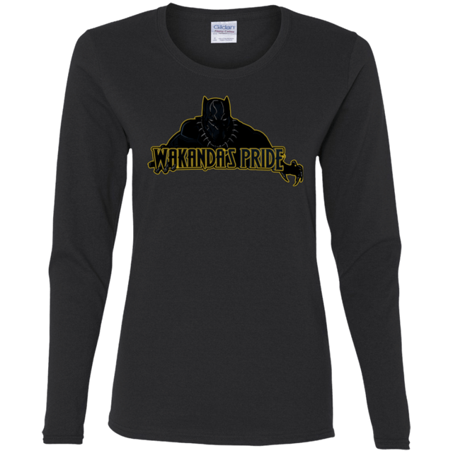 T-Shirts Black / S Wakandas Pride Women's Long Sleeve T-Shirt