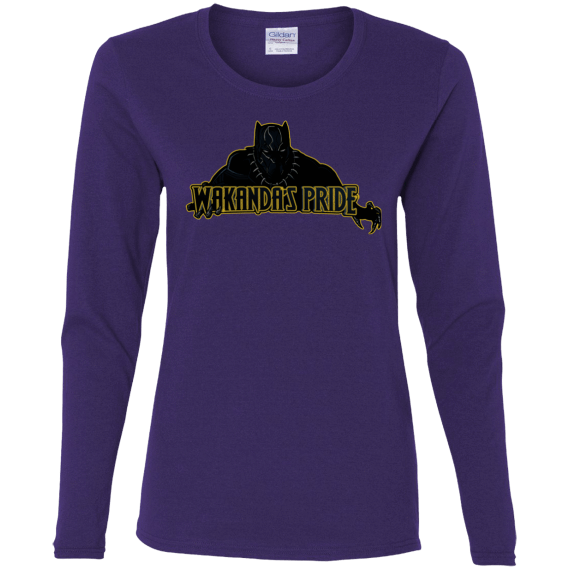 T-Shirts Purple / S Wakandas Pride Women's Long Sleeve T-Shirt