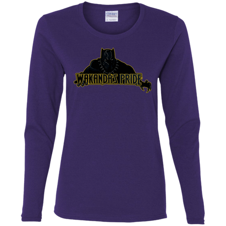 T-Shirts Purple / S Wakandas Pride Women's Long Sleeve T-Shirt