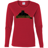 T-Shirts Red / S Wakandas Pride Women's Long Sleeve T-Shirt
