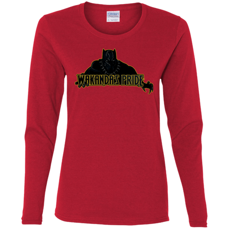 T-Shirts Red / S Wakandas Pride Women's Long Sleeve T-Shirt