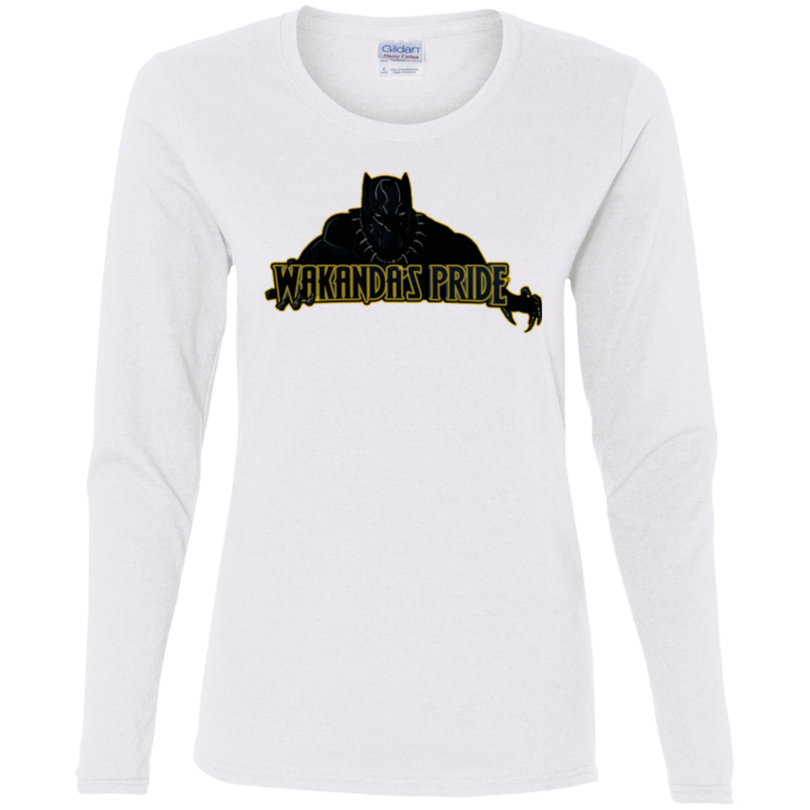 T-Shirts White / S Wakandas Pride Women's Long Sleeve T-Shirt