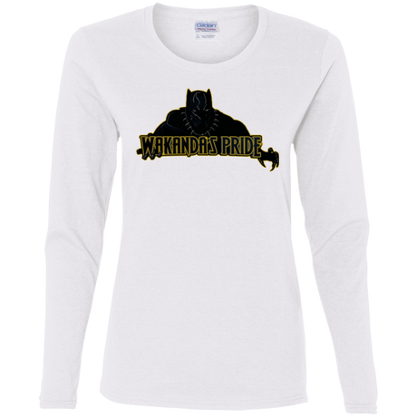 T-Shirts White / S Wakandas Pride Women's Long Sleeve T-Shirt
