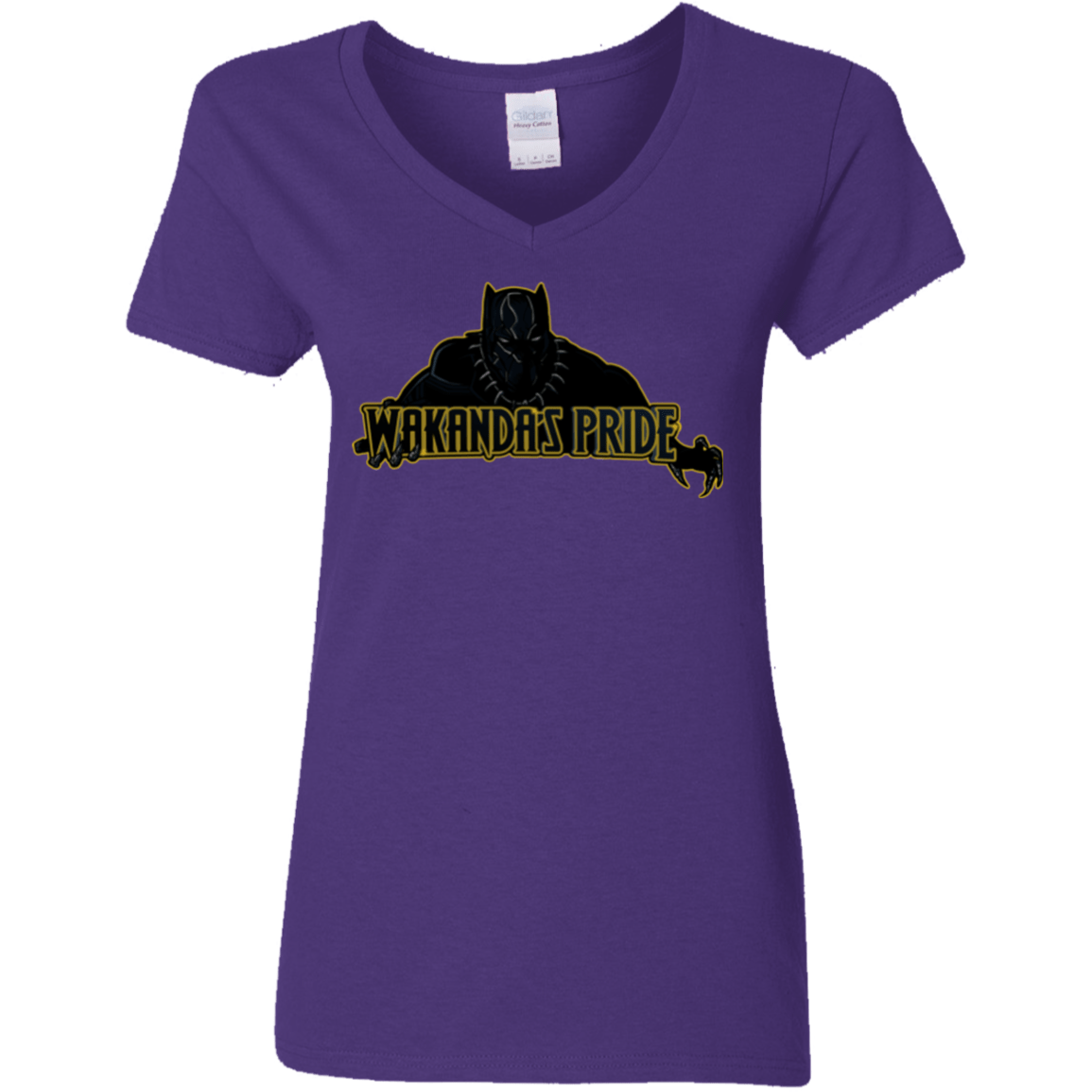 Wakandas Pride Women's V-Neck T-Shirt