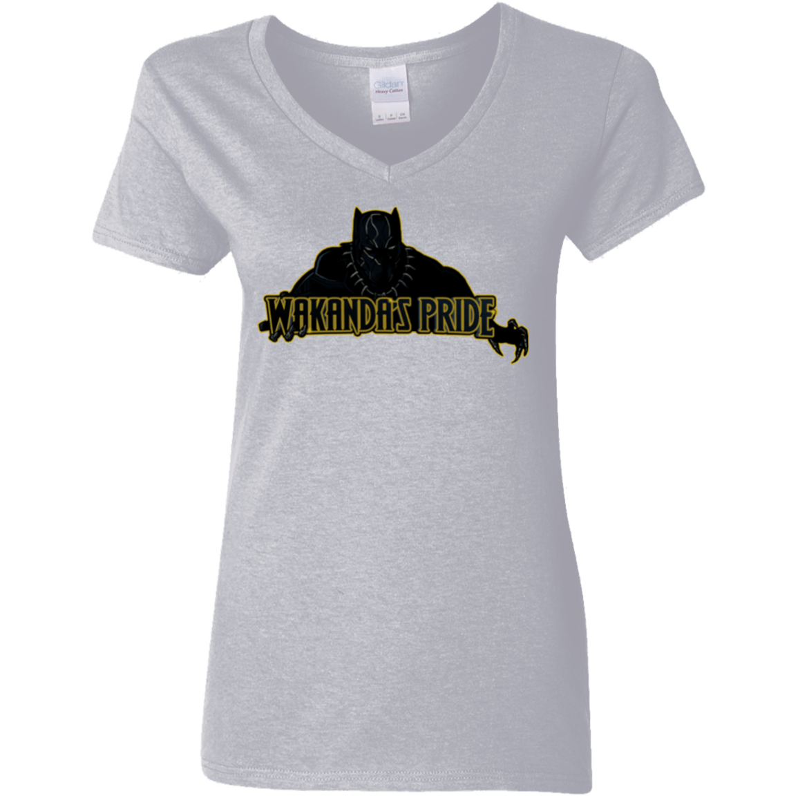 Wakandas Pride Women's V-Neck T-Shirt