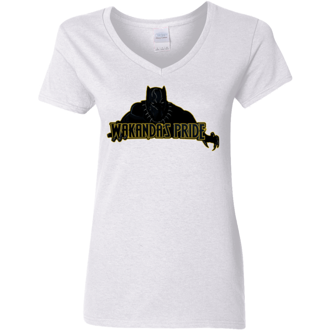 Wakandas Pride Women's V-Neck T-Shirt