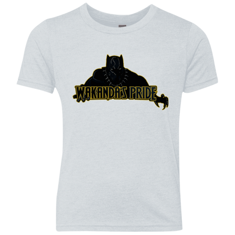 T-Shirts Heather White / YXS Wakandas Pride Youth Triblend T-Shirt