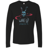 T-Shirts Black / Small Wake up 28064212 Men's Premium Long Sleeve