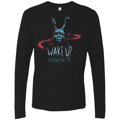 T-Shirts Black / Small Wake up 28064212 Men's Premium Long Sleeve