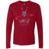 T-Shirts Cardinal / Small Wake up 28064212 Men's Premium Long Sleeve
