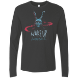 T-Shirts Heavy Metal / Small Wake up 28064212 Men's Premium Long Sleeve